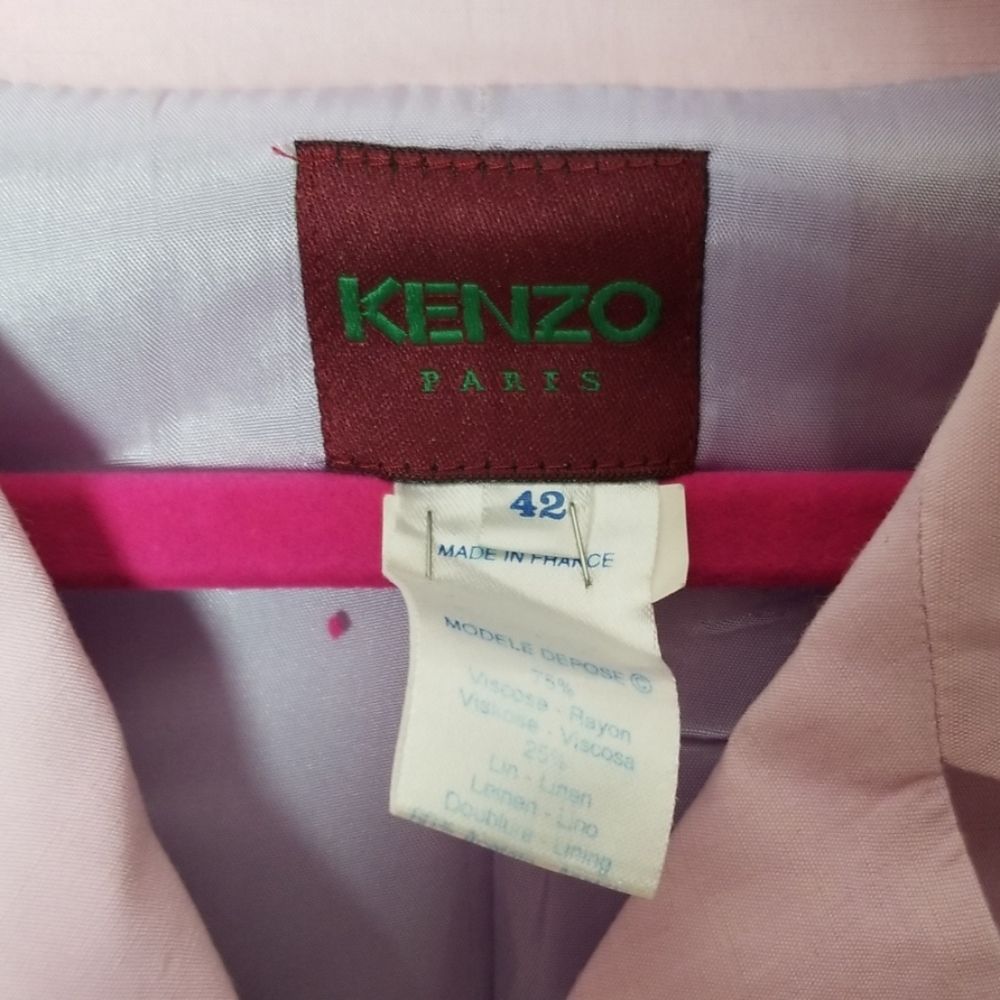 PRICE DROP Kenzo Pink Vintage Blazer - Picture 8 of 8